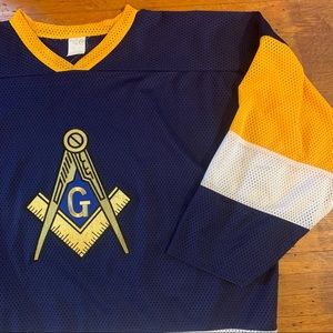 Mason Square and Compass Hockey Jersey